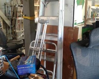 LADDER AND GARAGE ITEMS