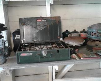COLEMAN LANTERNS, FUEL AND CAMP STOVE