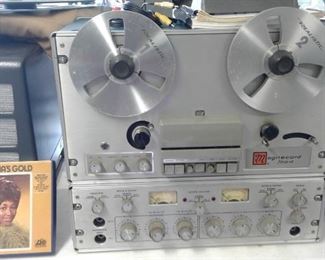 VINTAGE 1960'S MAGNECORD REEL TO REEL TAPE PLAYER AND CONSOLE