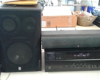 YAMAHA MULTI-COMPONENT POWER AMP (HOME THEATER AND SPEAKER SYSTEM (WITH SUBWOOFER)