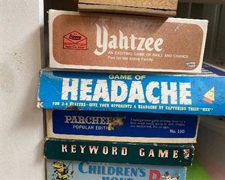 No cottage or cabin is complete without the VINTAGE board games!