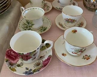 Tea cups from England. 