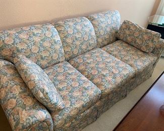 Custom made sofa from Bob Miller Interiors. 