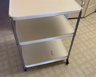 Vintage rolling cart