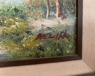 Oil painting by “Delino”