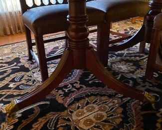 Henredon double pedestal table
