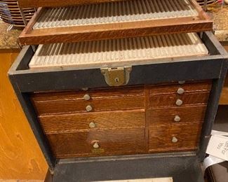 Vintage dental cabinet