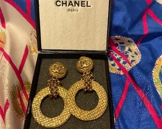 THESE 1980'S CHANEL EARRINGS ARE LIKE NEW -- not worn AND PRISTINE!