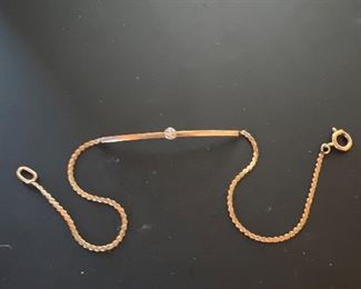 Bracelet Marked 14K Gold