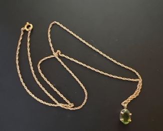 Necklace Marked 14K Gold