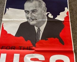 LBJ for USA poster