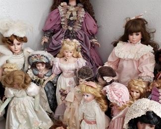 Over 300 Dolls of all ages and sizes. All priced to sell. Perfect for a reseller