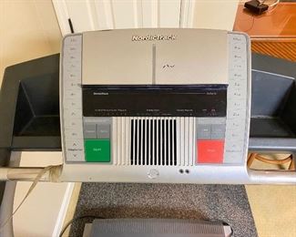 Nordick Track treadmill with mat