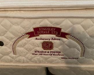 King size mattress and box spring 