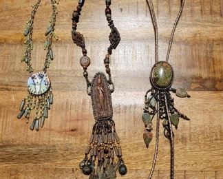 Tribal and Art Signed Jewelry