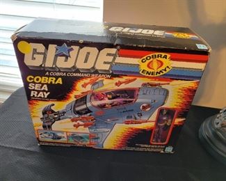 Vintage G.I. Joe Cobra Sea Ray in Box 