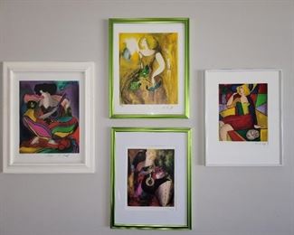 Linda Le Kinff Signed Numbered Seriolithographs