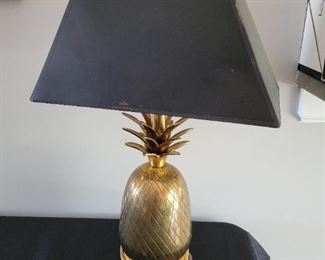 Brass Pineapple Lamp