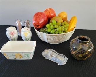 Lenox Porcelain, German Crystal Car