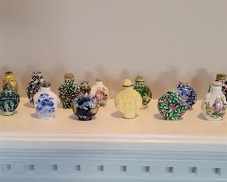 Vintagr chinese snuff bottles