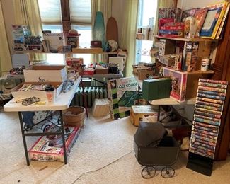 Toys, games, and more. Also COMIC BOOKS