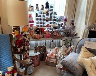 Beanie Babies and dolls