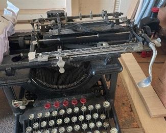 Antique Remington typewriter
