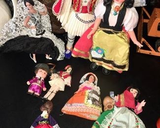 Russian and Czechoslovakian dolls