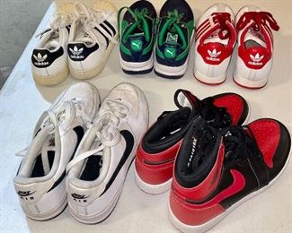 Boys shoes, Nike, Air Jordans, Adidas, Puma