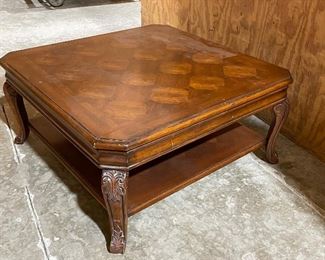 Vintage wood coffee table