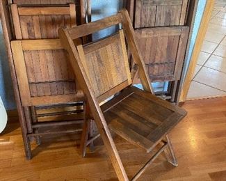 Vintage Wooden Chair Set with Stand
