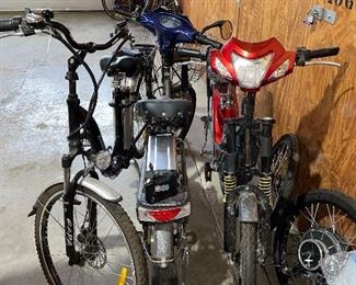 Electric bikes, bicycles