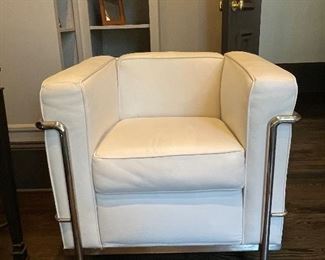 PAIR PETITE LE CORBUSIER STYLE CHAIRS