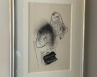 FRAMED WILLIAM GROPPER SIGNED LIMITED EDITION PRINT 