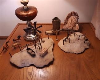 Basement corner table