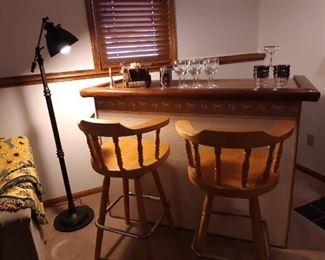 Basement bar. Bar top is big enough to dance on. Don't ask me how I know.