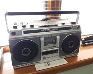 Basement BOOMBOX!!!! in the office.