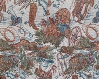 Detail on rocking chair pad, yee-haw!!