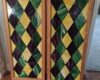 Stained glass plus tons of stained glass sheets and materials for crafters.