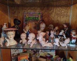 Occupied Japan, Lady head vase and more