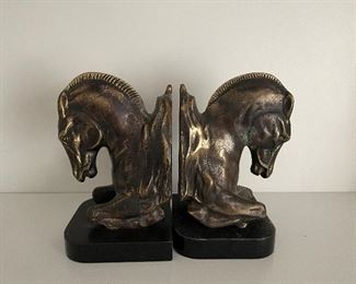 Horse Head Bookends