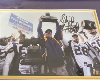 Signed photo Coach Skip Holtz 