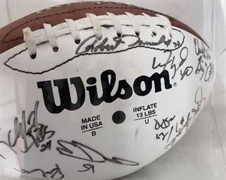 Signed College Wilson Football 