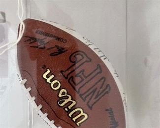 Wilson NFL Signed football