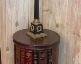 Round Wood Accent Table