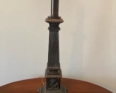 Vintage Cast Aluminum Lamp 20"