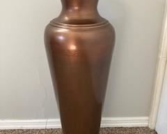 Copper Floor Vase 26"