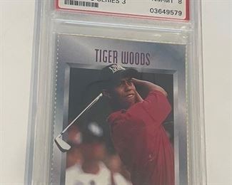 Tiger Woods PSA Graded Golf Sports Card