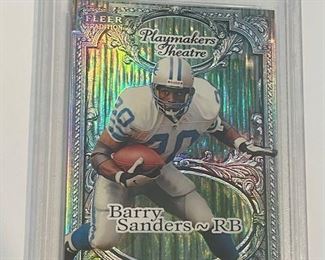 Barry Sanders PSA Graded Football Sports Card