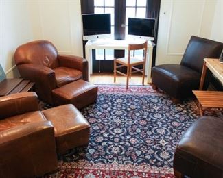 Leather Chairs and Sofa’s